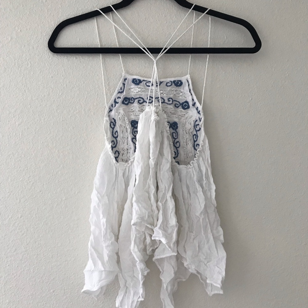 Free People White Tank Top - Picture 2 of 5
